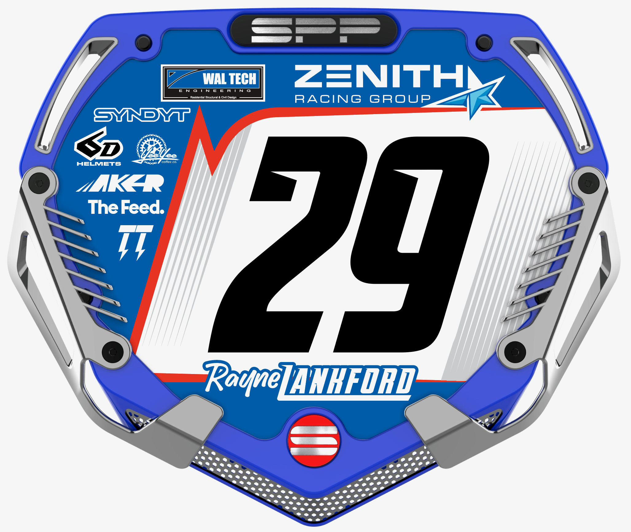 Custom Number Plate Inserts: SPP - BOGO