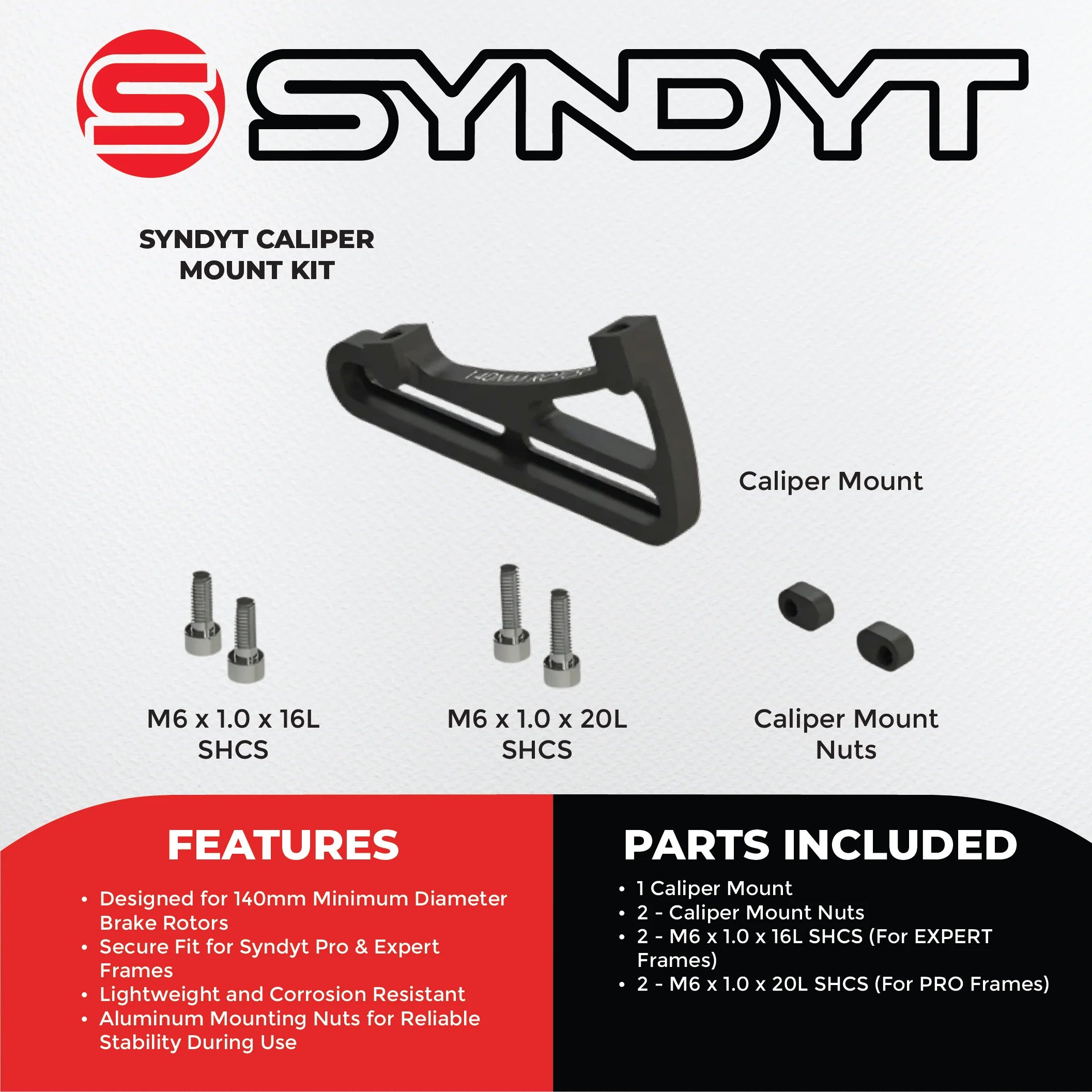 SYNDYT Caliper Mount Kit