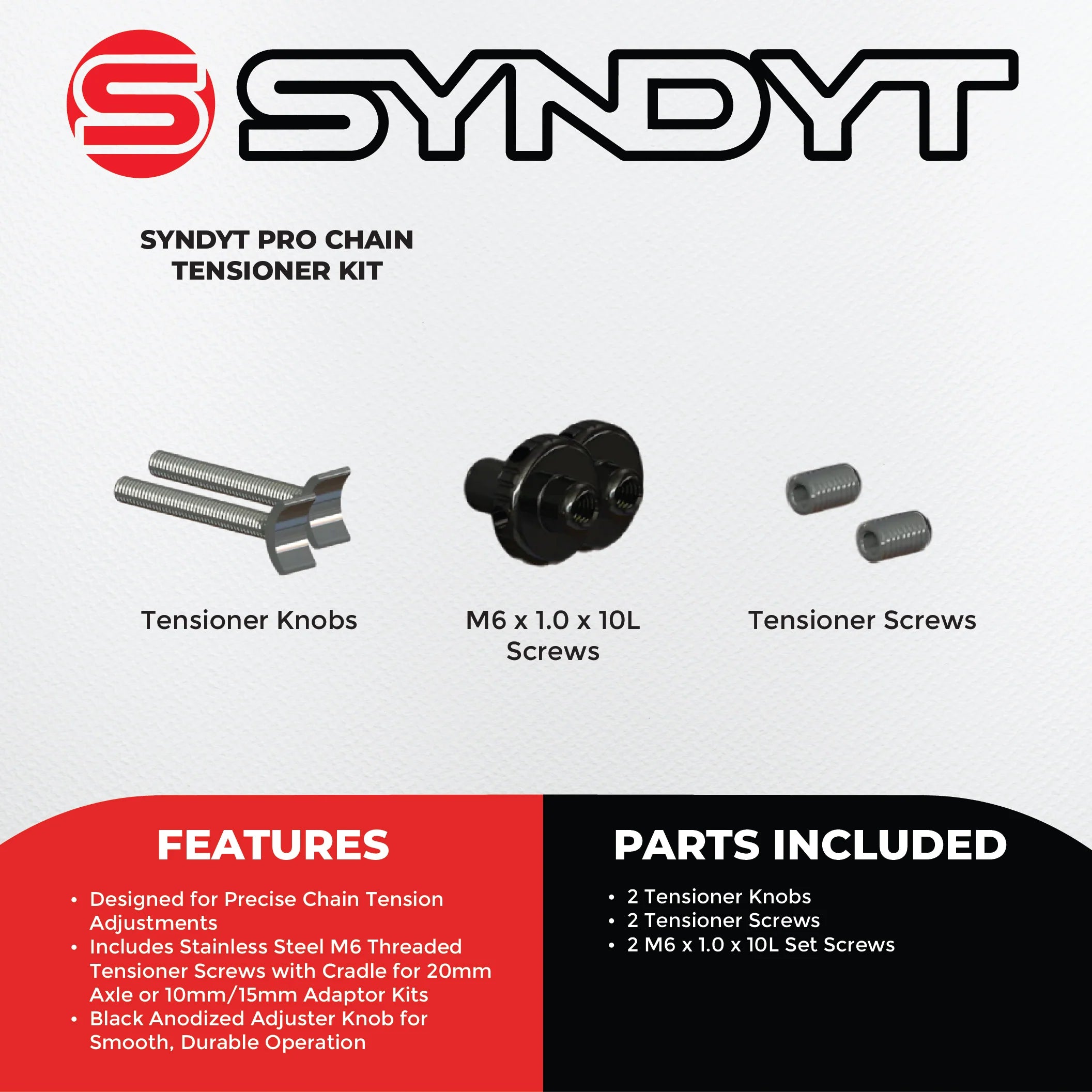 SYNDYT PRO BMX Bike Chain Tensioner Kit