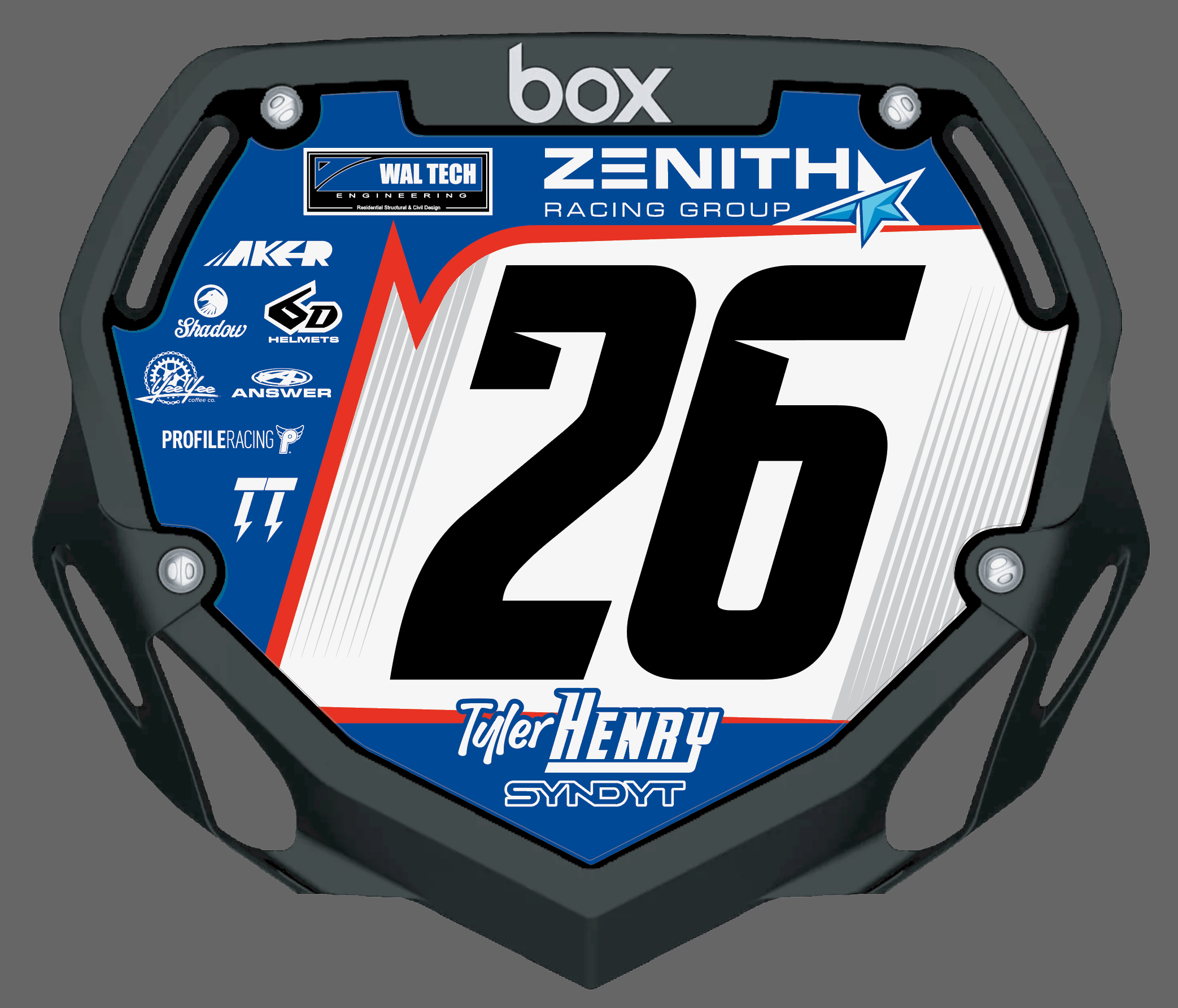 Tyler Henry - Signed Replica Number Plate